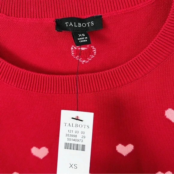 Talbots Heart Sweater - Picture 3 of 5